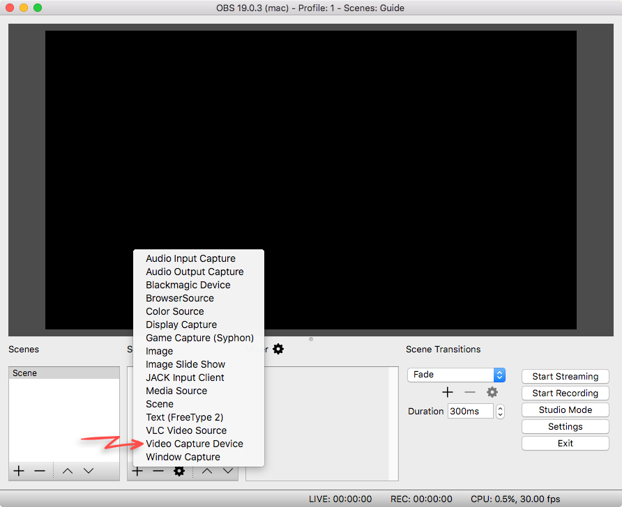 How to Add a Webcam in OBS (Open Broadcaster Software)